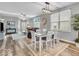 Open floorplan featuring a dining area with a view into the living room at 5003 Lilium Dr, Plainfield, IN 46168