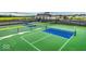 Well-maintained pickleball courts with vibrant colors and professional-grade nets for recreational enjoyment at 5003 Lilium Dr, Plainfield, IN 46168