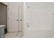 Bright bathroom with full tub and shower at 7044 Bel Moore Cir, Indianapolis, IN 46259