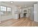 Well-lit kitchen area featuring stainless steel appliances and ample cabinet space at 7044 Bel Moore Cir, Indianapolis, IN 46259