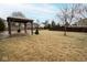Backyard with patio, gazebo and mature landscaping offers a private retreat at 9078 N River Chase Ln, McCordsville, IN 46055