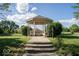 Beautiful outdoor gazebo, perfect for relaxing, and enjoying a neighborhood park or green space at 1148 Easy St # B, Greenwood, IN 46142