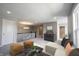 Bright living room features modern decor, neutral colors, and stylish furnishings for a cozy and inviting atmosphere at 15694 Provincial Ln, Fishers, IN 46040
