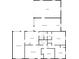 Detailed floor plan showcasing the layout with bedrooms, baths, living spaces, and garage at 17 Crestview Dr, Greenwood, IN 46143