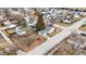 Aerial view of a residential neighborhood showcasing well-maintained homes and tree-lined streets at 2002 Fisher Ave, Indianapolis, IN 46224