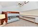 Upstairs bedroom with a bunk bed and carpet at 226 Sandbrook Cir, Noblesville, IN 46062