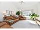 Inviting living room with natural light, comfortable seating, and leafy plants for a cozy atmosphere at 226 Sandbrook Cir, Noblesville, IN 46062