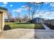 A large backyard with a playground and an outbuilding at 3011 S 550 W, Columbus, IN 47201