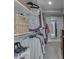 This walk-in closet provides ample storage and organization at 4034 W 700 S, Shelbyville, IN 46176