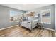Comfortable bedroom features a bunk bed, providing a cozy space for  at 4905 Andover Pkwy, Westfield, IN 46062