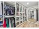 Expansive walk-in closet with custom shelving and ample storage for clothing and accessories at 4905 Andover Pkwy, Westfield, IN 46062