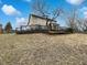 Spacious backyard with a large deck, perfect for outdoor entertaining and relaxation at 5107 Stirling Point Dr, Indianapolis, IN 46241