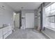 Neutral ' bedroom with a large window, closet and a reading nook at 5328 Kidwell Cir, Indianapolis, IN 46239