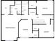 Upstairs floor plan featuring bedrooms, walk-in closets, laundry, and baths for convenient and comfortable living at 6454 Waterstone Dr, Indianapolis, IN 46268