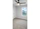 Cozy bedroom featuring plush carpeting, a ceiling fan, and a bright window at 6457 Flag Stop Dr, Whitestown, IN 46075
