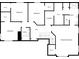 Upstairs floor plan featuring 3 bedrooms with walk-in closets, 2 bathrooms, laundry and a hall at 6457 Flag Stop Dr, Whitestown, IN 46075