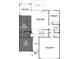 Main floor plan features a large great room, spacious kitchen, study, and 2-car garage at 7348 Deerberg Dr, Indianapolis, IN 46259