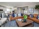 Cozy living room featuring a large sofas, stylish decor, and an open floor plan at 7348 Deerberg Dr, Indianapolis, IN 46259