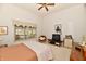 Relaxing bedroom with a cozy window seat, and neutral carpet at 8221 Furlong Cir, Indianapolis, IN 46256