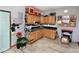 Functional garage with built-in cabinets and ample storage, perfect for projects and organization at 10651 E County Road 600 N, Indianapolis, IN 46234