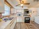 Functional kitchen with white cabinets and modern appliances at 1239 Brooks St, Indianapolis, IN 46202
