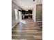 View of the kitchen featuring stainless steel appliances and dark wood cabinetry at 12461 Hawks Landing Dr, Fishers, IN 46037
