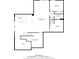 Floor plan of basement showing recreation room, kitchenette, bathroom, electrical room and two additional rooms at 15745 Market Center Dr, Carmel, IN 46033