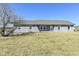 Charming single-story home featuring a clean gray exterior, complemented by well-maintained landscaping and a sunny, inviting lawn at 22569 State Road 37 N, Noblesville, IN 46060