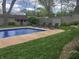 Inviting swimming pool with lounge chairs and lush landscaping, perfect for summer days at 37 N Main St, Indianapolis, IN 46227
