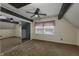 Bedroom with ceiling fan, and a mirrored closet door at 4953 Mccray St, Indianapolis, IN 46224