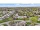 Aerial view of a neighborhood featuring mature trees and greenery at 5762 Overcrest Dr, Indianapolis, IN 46237