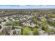 Aerial shot of a community with lush greenery and well-spaced single-Gathering homes at 5762 Overcrest Dr, Indianapolis, IN 46237