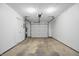 This spacious garage has a garage door opener and plenty of room for parking at 5762 Overcrest Dr, Indianapolis, IN 46237