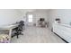 Neutral bedroom featuring a window, white trim and ceiling fan at 6459 Canak Dr, Avon, IN 46123