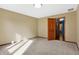 Bedroom with carpet, and an open closet at 8329 Hill Gail Dr, Indianapolis, IN 46217
