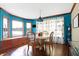 Breakfast area features natural light and a window seat with views at 8329 Hill Gail Dr, Indianapolis, IN 46217