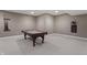 Large finished basement featuring pool table with carpet flooring and neutral colored walls at 10264 Normandy Way, Fishers, IN 46040