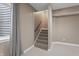 Spacious basement area with carpet flooring, neutral paint, and window allowing natural light at 10264 Normandy Way, Fishers, IN 46040