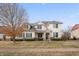 Beautiful two-story home with classic architecture and a well-maintained lawn at 10264 Normandy Way, Fishers, IN 46040