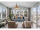 Sunroom featuring comfortable seating, large windows, and a view to the exterior at 10264 Normandy Way, Fishers, IN 46040