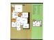 Detailed floor plan showcasing layout: owner's suite, veranda, den/office, living room, dining room, garage and bedroom options at 10329 Gateway Dr, Indianapolis, IN 46234