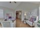 Comfortable living room featuring hardwood floors and seating at 10329 Gateway Dr, Indianapolis, IN 46234