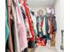 Walk-in closet with ample hanging space and shelving for organization at 1230 Maumee Ct, Greenfield, IN 46140