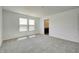 Bedroom featuring carpeted floors and two windows offering plenty of light at 1950 Black Oak Dr, Shelbyville, IN 46176
