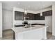 Stylish kitchen with a large center island and modern pendant lighting at 1951 Black Oak Dr, Shelbyville, IN 46176