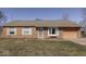 Charming brick ranch home featuring a bay window and attached one car garage at 250 Three Notch Ln, Bargersville, IN 46106