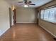 View of living room with hardwood floors and neutral colored walls at 251 S 12Th Ave, Beech Grove, IN 46107