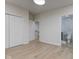 Spacious bedroom with wood flooring and access to a private bathroom at 2626 E 18Th St, Indianapolis, IN 46218