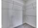 Walk in closet with metal shelving at 32 Downing Dr, Trafalgar, IN 46181