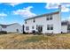 Spacious backyard with a patio, perfect for outdoor entertaining and relaxation at 11185 Beardsley Way, Fishers, IN 46038